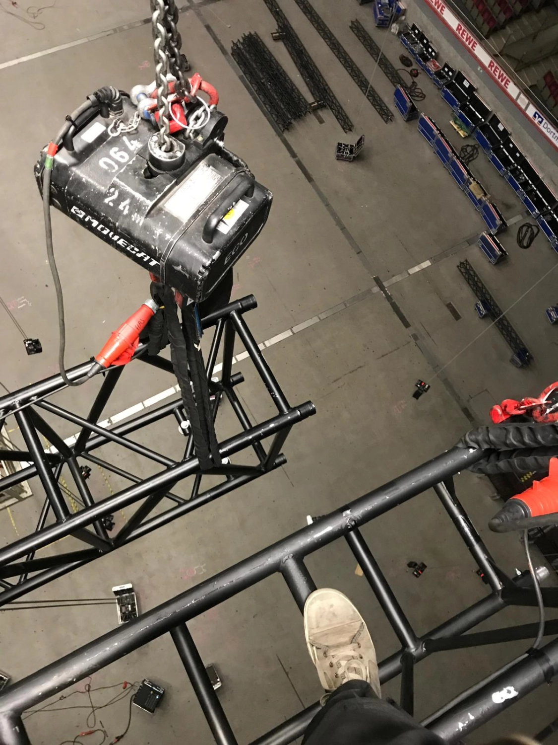 Rigging in der Veranstaltungstechnik von Guthmann  industrien & event | Kletterei 
