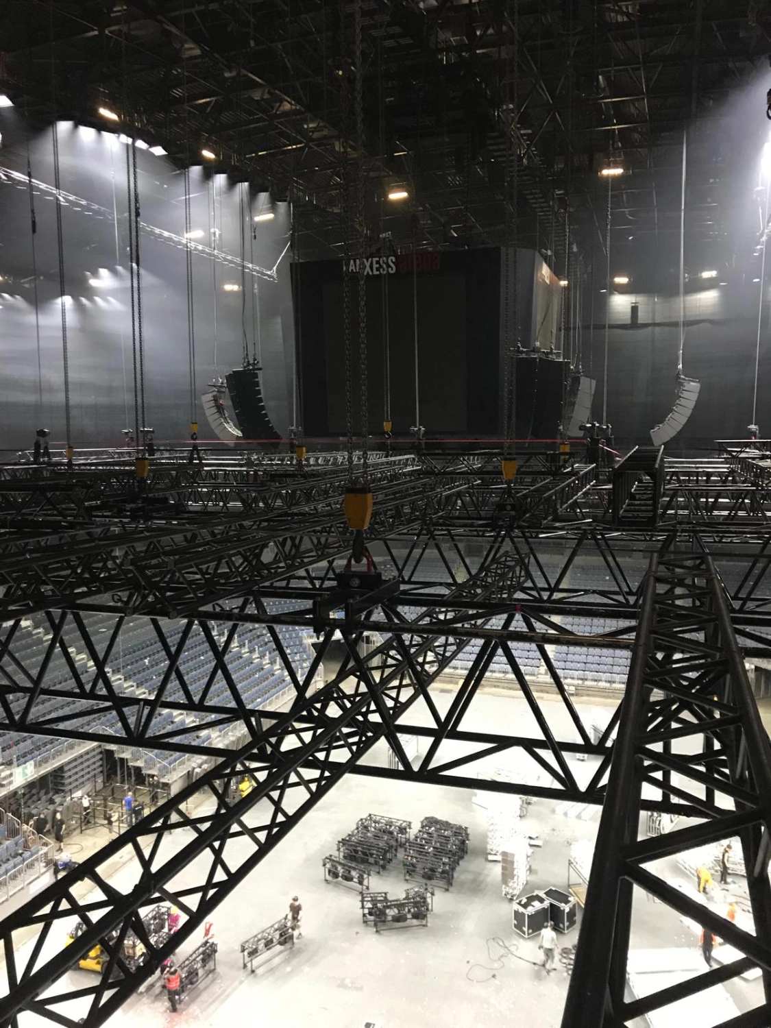 Rigging in der Veranstaltungstechnik von Guthmann  industrien & event | Kletterei 